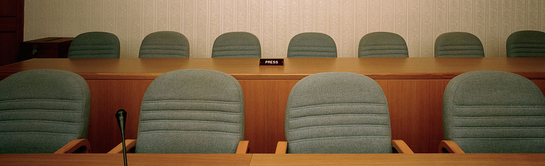 Seats in a meeting room