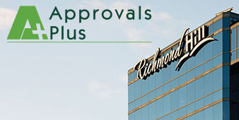 Richmond Hill Municipal Office with Approvals Plus logo